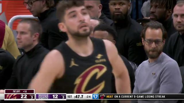【2025年03月20日】NBA常規(guī)賽：騎士vs國王第1節(jié)英文原聲錄像回放
