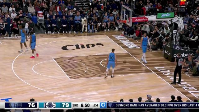【2025年03月22日】NBA常規(guī)賽：灰熊vs快船第3節(jié)中文解說錄像回放
