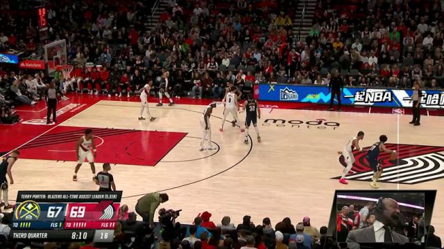 【2025年03月22日】NBA常規(guī)賽:掘金vs開拓者第3節(jié)英文原聲錄像回放