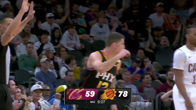 【2025年03月22日】NBA常規(guī)賽：騎士vs太陽(yáng)第3節(jié)英文原聲錄像回放