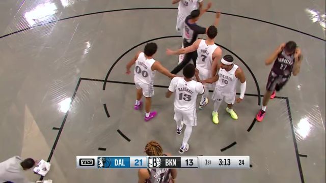 【2025年03月25日】NBA常規(guī)賽：獨(dú)行俠vs籃網(wǎng)第1節(jié)中文解說錄像回放