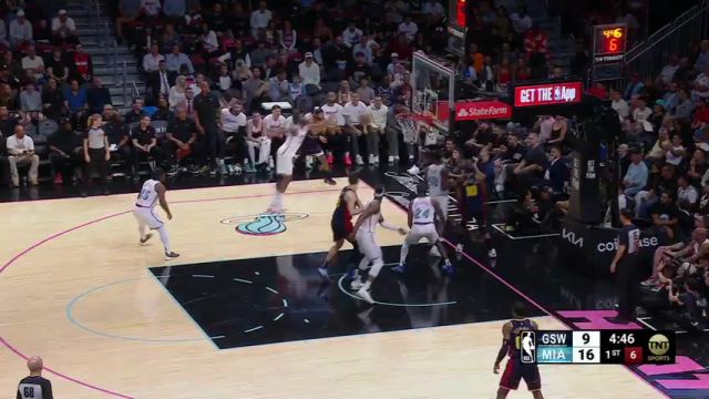 【2025年03月26日】NBA常規(guī)賽：勇士vs熱火第1節(jié)英文原聲錄像回放