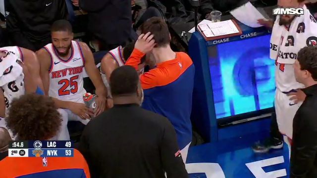 【2025年03月27日】NBA常规赛：快船vs尼克斯第2节英文原声录像回放