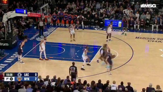 【2025年03月27日】NBA常规赛：快船vs尼克斯第1节中文解说录像回放
