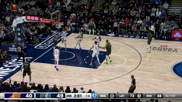 【2025年03月29日】NBA常规赛：太阳vs森林狼第2节中文解说录像回放