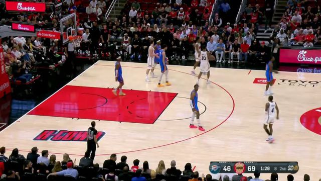 【2025年04月05日】NBA常規(guī)賽:雷霆vs火箭第2節(jié)英文原聲錄像回放