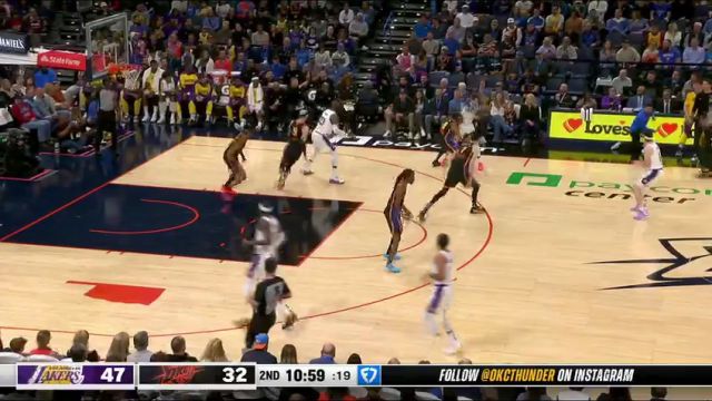 【2025年04月07日】NBA常規(guī)賽：湖人vs雷霆英文原聲全場錄像回放