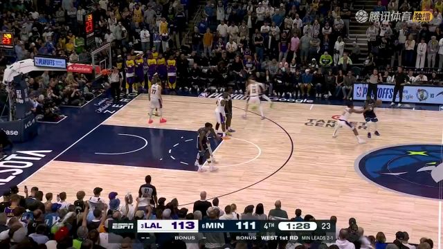 【2025年04月28日】2024/25赛季NBA季后赛：湖人 VS 森林狼 全场录像回放