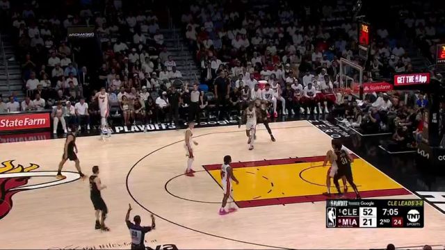 【2025年04月29日】NBA东部首轮G4：骑士vs热火G4第2节英文原声录像回放