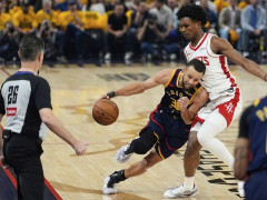  NBA高清直播在线直播：季后赛勇士vs火箭G5（5月1日）勇士3-1手握赛点！ 
