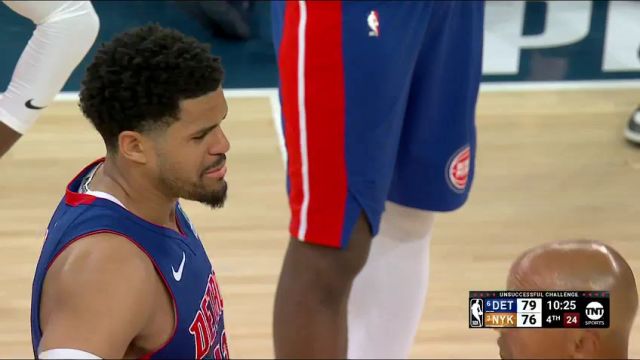 【2025年04月30日】NBA季后赛：活塞vs尼克斯G5第4节英文原声录像回放