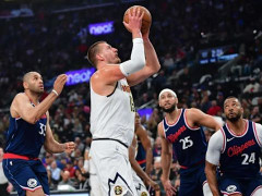 NBA季后赛快船vs掘金全场录像回放 穆雷狂轰43分 让对手绝望