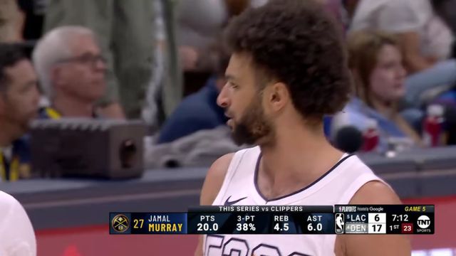 【2025年04月30日】NBA季后赛：快船vs掘金G5第1节中文解说录像回放
