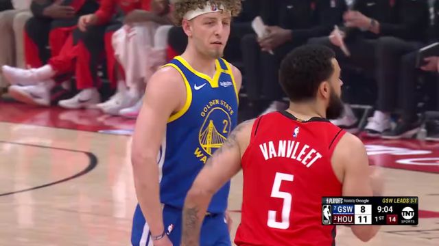 【2025年05月01日】NBA西部首轮G5：勇士vs火箭G5第1节英文原声录像回放