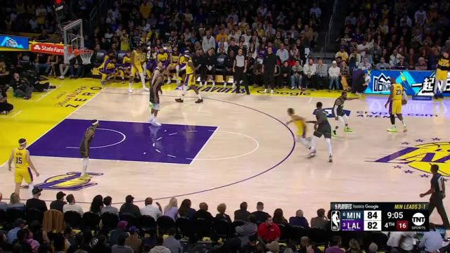 【2025年05月01日】NBA西部首轮G5：森林狼vs湖人G5第4节英文原声录像回放