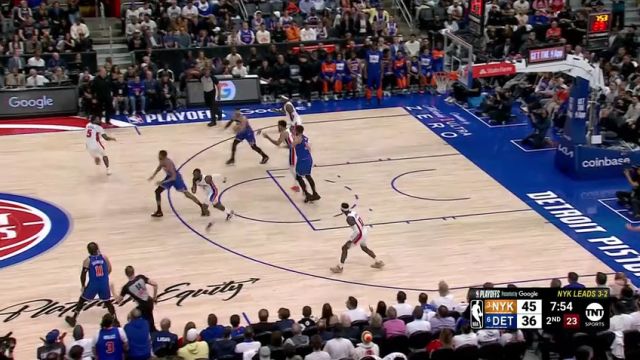 【2025年05月02日】NBA东部首轮G6:尼克斯vs活塞G6第2节中文解说录像回放