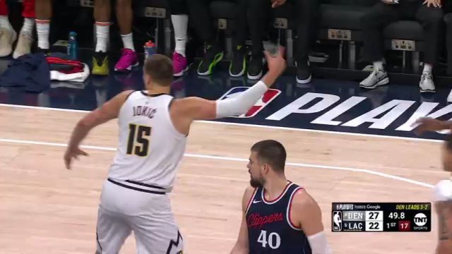 【2025年05月02日】NBA季后赛：掘金vs快船G6第1节英文原声录像回放