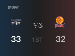  CBA季后赛：首节战罢，北京以33- 32领先山西，杰曼12分 