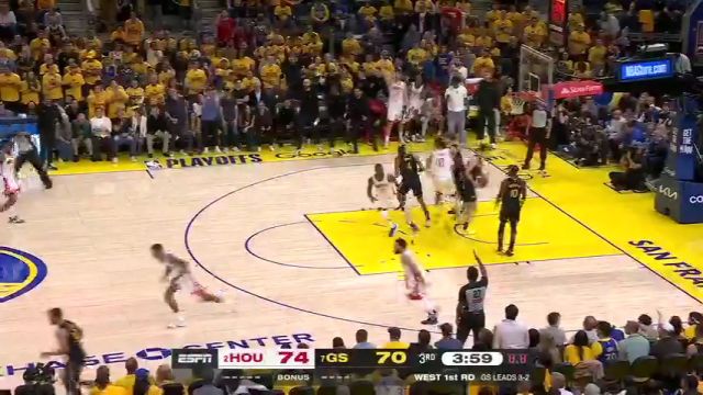 【2025年05月03日】NBA西部首轮G6:火箭vs勇士G6第3节中文解说录像回放