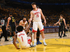  NBA录像全场回放季后赛：火箭vs勇士（5.3）申京21+14 