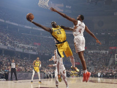  NBA录像全场回放半决赛：步行者vs骑士（5.5）米切尔33分 
