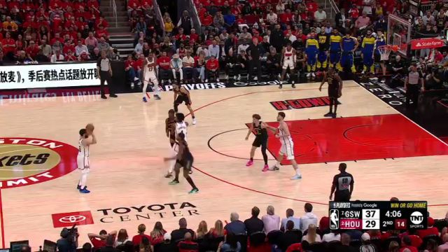 【2025年05月05日】NBA西部首轮G7:勇士vs火箭G7第2节英文原声录像回放