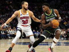 NBA预测森林狼4-2淘汰勇士！华子库里上演巨星对决 追梦PK戈贝尔
