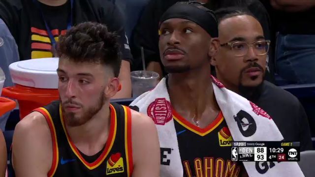 【2025年05月06日】NBA季后赛：掘金vs雷霆G1第4节英文原声录像回放