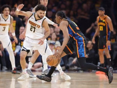 NBA录像全场回放半决赛：掘金vs雷霆（5.6）约基奇42+22