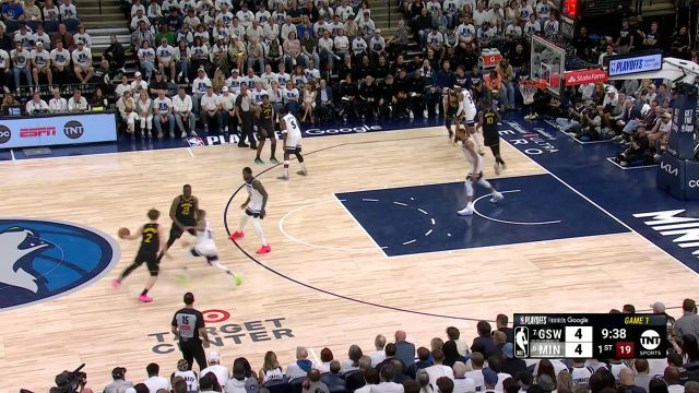 【2025年05月07日 勇士vs森林狼集锦】给机会就一定抓得住 巴特勒底角空位接球三分稳稳命中