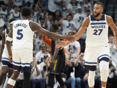  NBA录像全场回放半决赛：勇士vs森林狼（5.7）库里拉伤存隐患 