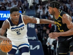  勇士vs森林狼G2预测分析-NBA半决赛（2025.5.9）库里至少伤缺一周 