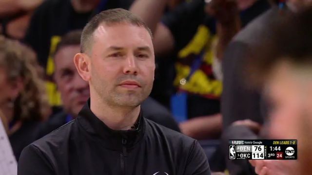 【2025年05月08日】NBA季后赛：掘金vs雷霆G2第3节英文原声录像回放
