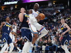 NBA季后赛掘金vs雷霆今日战报 约基奇六犯离场！雷霆大胜掘金扳平系列赛大比分！