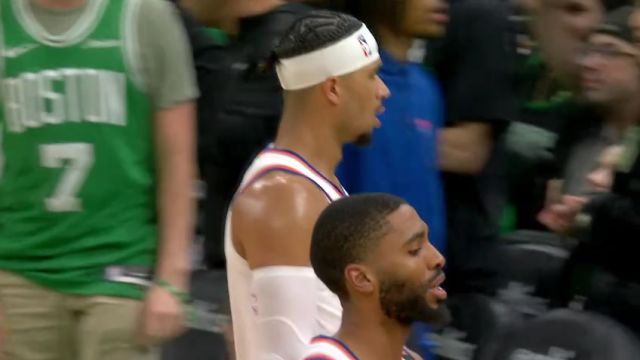 【2025年05月08日】NBA季后赛：尼克斯vs凯尔特人G2第1节英文原声录像回放