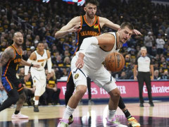  NBA录像全场回放半决赛：掘金vs雷霆（5.8）约基奇六犯离场 