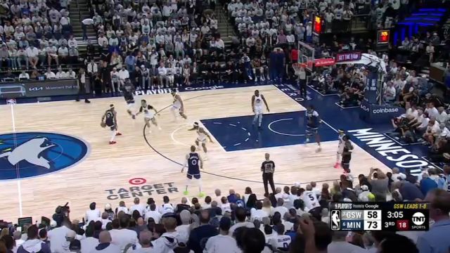 【2025年05月09日】NBA西部半决赛G2：勇士vs森林狼G2第3节英文原声录像回放