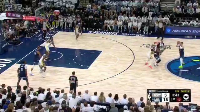 【2025年05月09日】NBA西部半决赛G2：勇士vs森林狼G2第1节中文解说录像回放