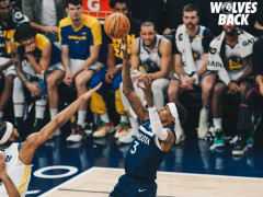 NBA录像全场回放半决赛:勇士vs森林狼G3(5.9)爱德华兹带伤砍下20+9