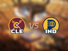 NBA季后赛：骑士vs步行者录像回放(2025年05月10日)