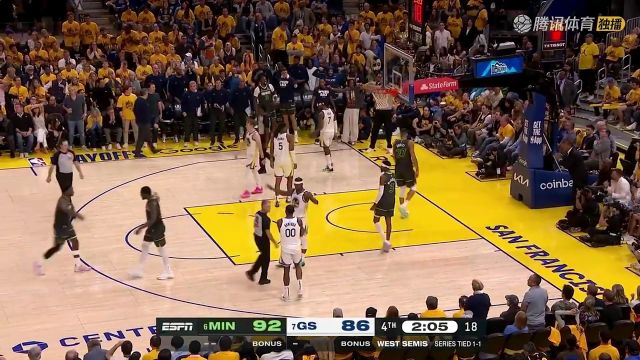 【2025年05月11日】NBA西部半决赛G3:森林狼vs勇士G3二路皓篮球解说全场录像回放