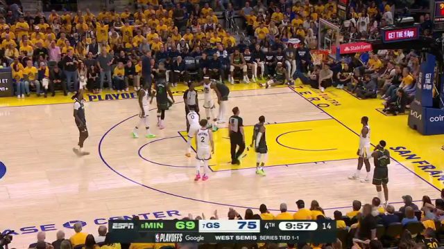 【2025年05月11日】NBA西部半决赛G3:森林狼vs勇士G3第4节英文原声录像回放