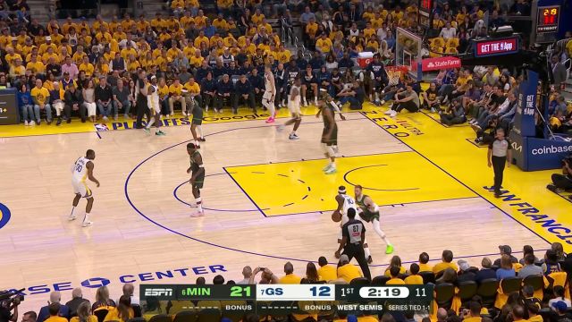 【2025年05月11日 森林狼vs勇士集锦】巴特勒vs森林狼集锦 空砍33分7篮板7助攻难挽败局
