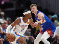 NBA季后赛掘金vs雷霆今日战报 亚历山大关键中投锁定胜局！雷霆险胜掘金扳平比分