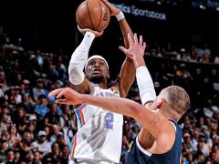  雷霆竟把掘金跑的呼哧带喘？NBA战报：单节只得9分 亚历山大25分MVP之战完胜 
