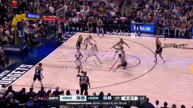 【2025年05月12日】NBA季后赛西部半决赛：雷霆vs掘金G4第3节中文解说录像回放