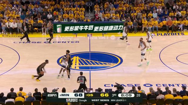 【2025年05月13日 森林狼vs勇士集锦】急停干拔毫不手软 巴特勒迎着戈贝尔长臂中投命中