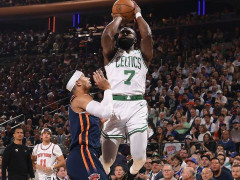  NBA录像全场回放半决赛：凯尔特人vs尼克斯G4（5.13）布伦森39拿到赛点 