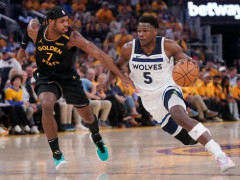 NBA季后赛勇士vs森林狼今日战报 库里缺阵难挽败局 森林狼客场力克勇士夺得赛点