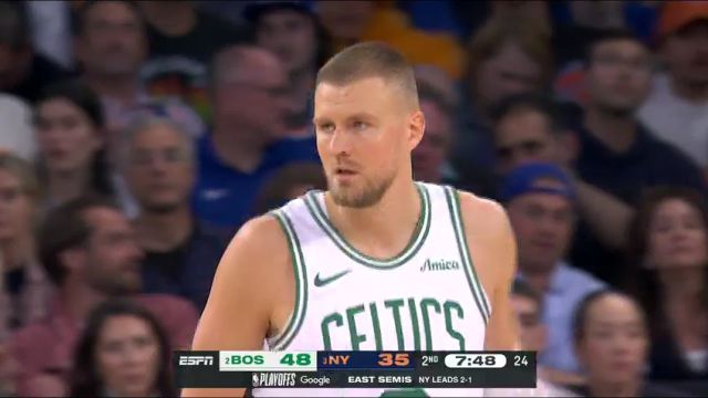 【2025年05月13日】NBA季后赛东部半决赛：凯尔特人vs尼克斯G4英文原声全场录像回放